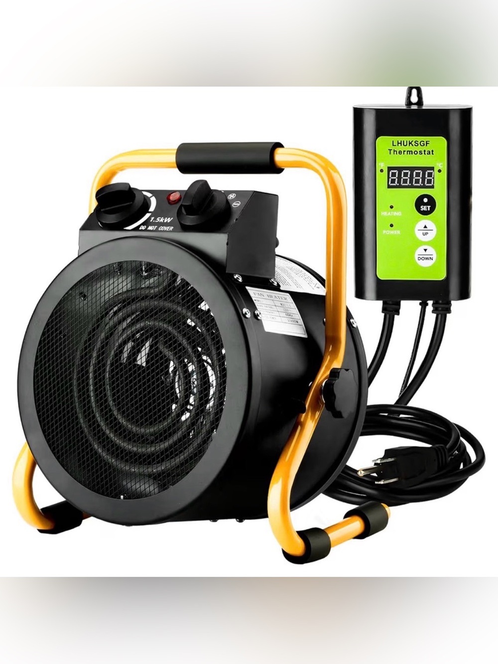 Greenhouse Heater with Digital Thermostat